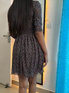 Floral Print Mini Dress