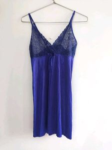 Lace Trim Nightie with robe