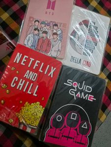 Trendy Notebooks - Set of 4+1