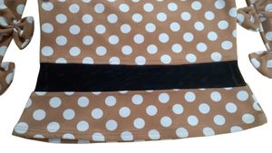 Cute Brown Polka Dots Top