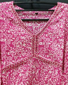 Floral Print Tunic Top
