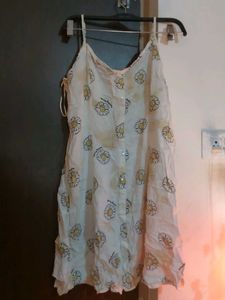 Daisy Print Cami Dress/ Adjustable Straps