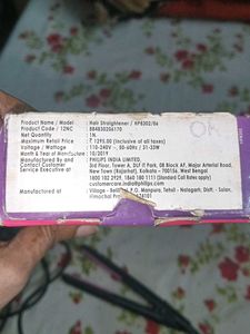 Philips Hair Straightener