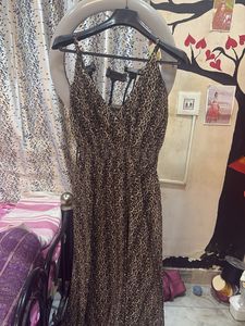 Leopard Print Maxi Dress