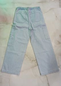 Light Wash Wide Leg Jeans