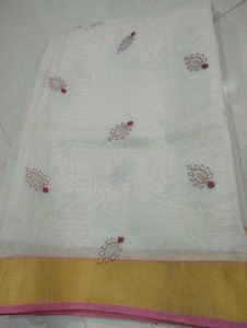 Embroidered Ethnic Saree
