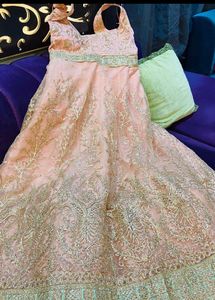 The Peach Anarkali Lehenga🩷🥂🤌🏻