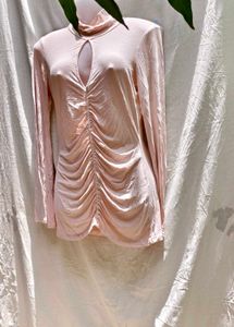 I. SEXY LONG RUCHED TOP