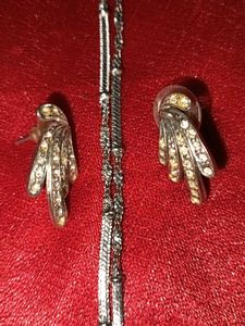 Combo Of 3 Chain, Earing With 1 Chain