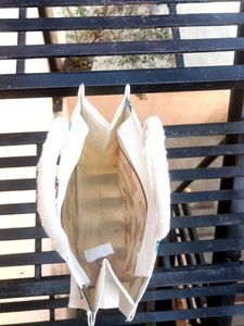 Butterfly Print Tote Bag