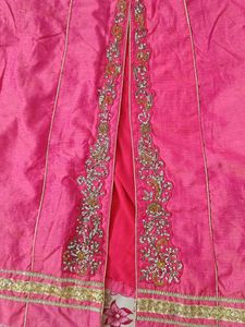 Pink Party Wear Lehenga