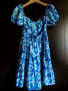 ✨ Urbanic&#39;s Blue Floral Dress Flower🫐