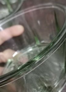 2 Sets Of Heavy Glass Bowl
