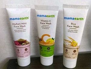 Mamaearth Vitamin C Rice & Multani Mitti Face Wash