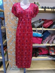 Elegant Plaid Nightgown