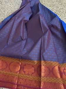 Elegant Blue Art Silk Saree