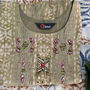 Elegant Embroidered Kurta Set