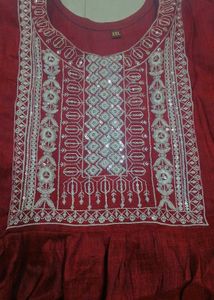 Elegant Pink and maroon kurta set of 2