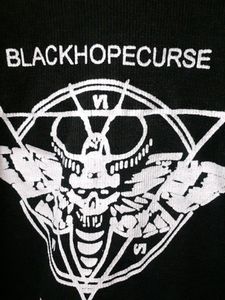 Black Printed Crop Top