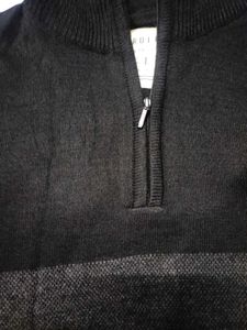 Proline Striped Sweater Black And Grey