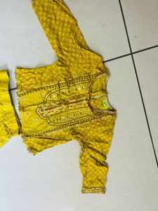 Cute Yellow Top &amp; Palazzo Set