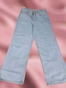 ICE BLUE super Wide Leg Baggy Jeans
