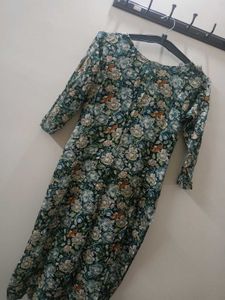 Floral Print Alia Cut Kurti