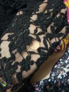 Black Textured Top