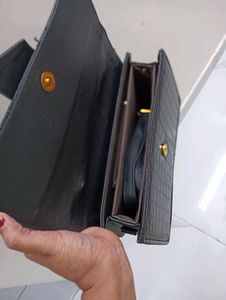 Chic Black Top Handle Bag