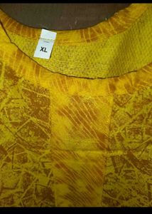 yellow kurta set new without tag