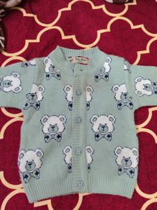 Cute Bear Knit Cardigan
