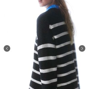 H&amp;M oversized Striped Pullover Sweater