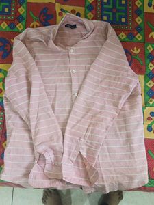Striped Pink Casual Shirt