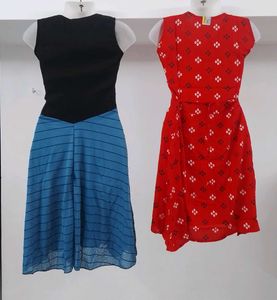 Polka Dot &amp; Embroidered Dress Bundle