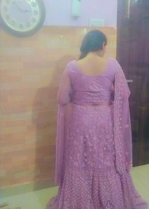 Lavender Colour Lehenga  Choli