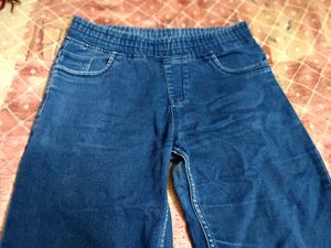 Classic Blue Stretchable Denim Pants👖