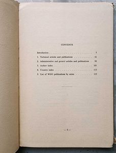 Publications of the world health organization