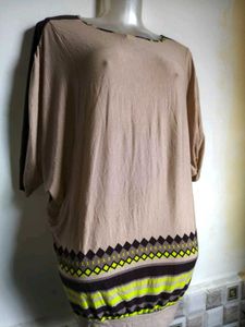 🎁Buy 1, Get 1 Free🎁L-XL Beige Tunic Top