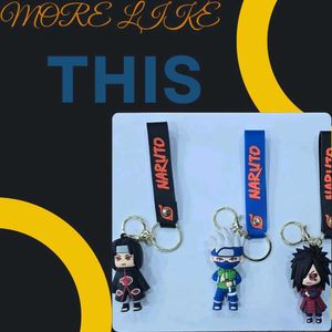 NARUTO KEYCHAIN SET OF 3