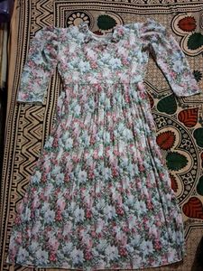 Vintage Floral Midi Dress