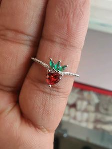 925 Sterling Silver With Hallmark Strawberry Heart