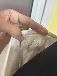 NOLITA White Linen Shiffli Dress