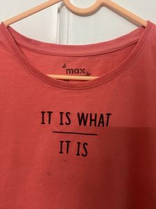 Coral Graphic T-Shirt