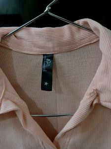 Ribbed korean Peach top