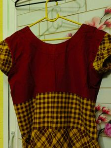 Red Kurta And Dupatta Set