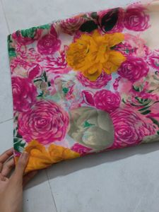 Floral Print Saree