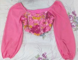 FLORAL CORSET TOP FOR WOMEN