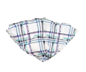 White Plaid Bikini Bottom