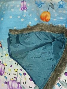 Qube Blue Puffer Jacket - Size XXL