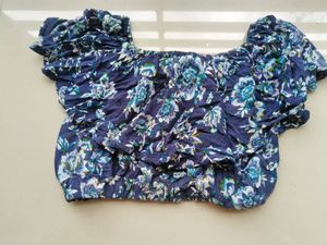 Offsoulder Crop Top For Women With No Flaws
